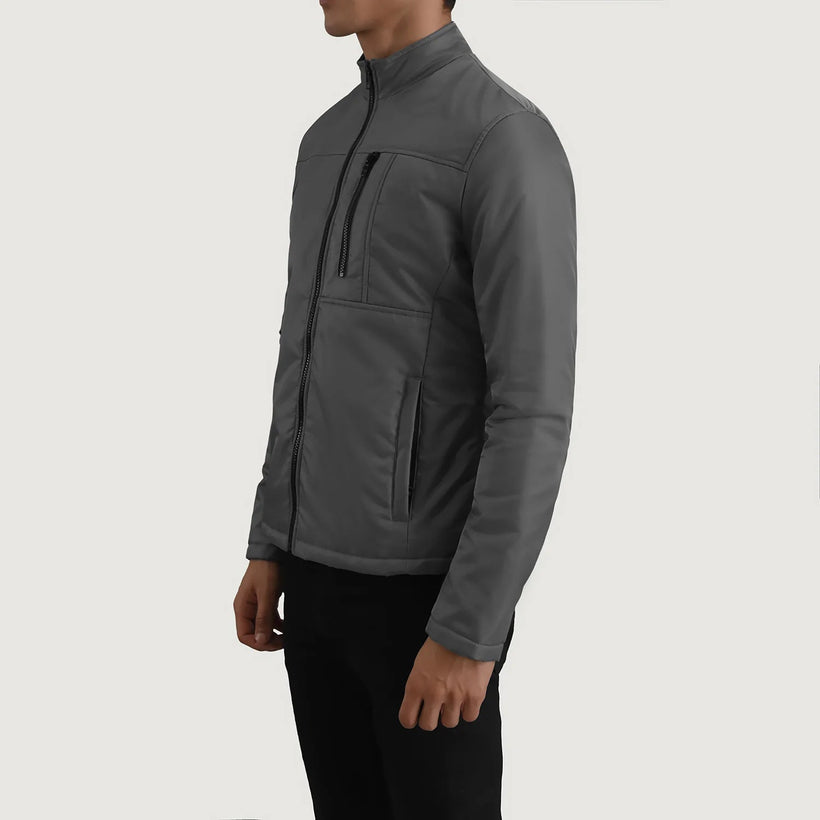 Elliot Grey Lightweight ტყავის ქურთუკი მამაკაცის