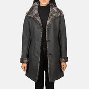 Erica Shearling Coat ქალის – alternate product view 1