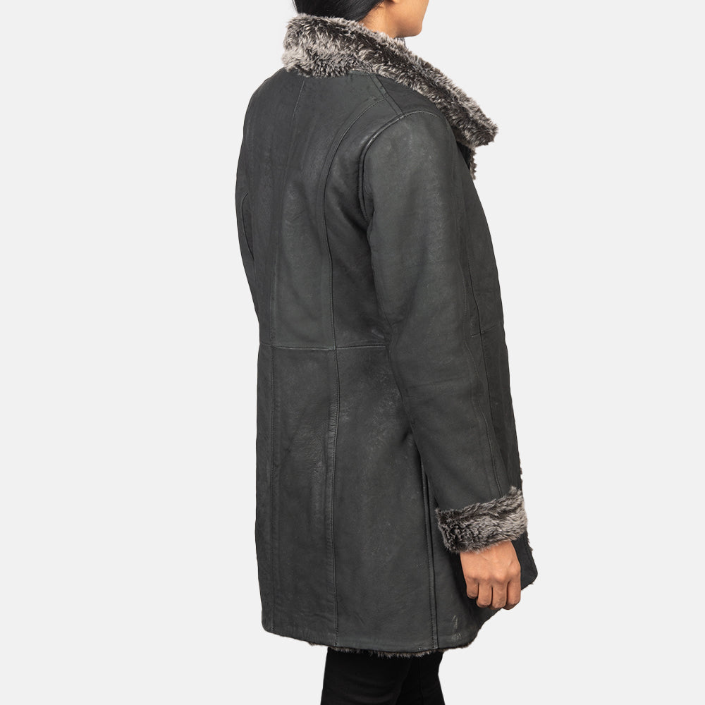 Erica Shearling Coat ქალის – alternate product view 5