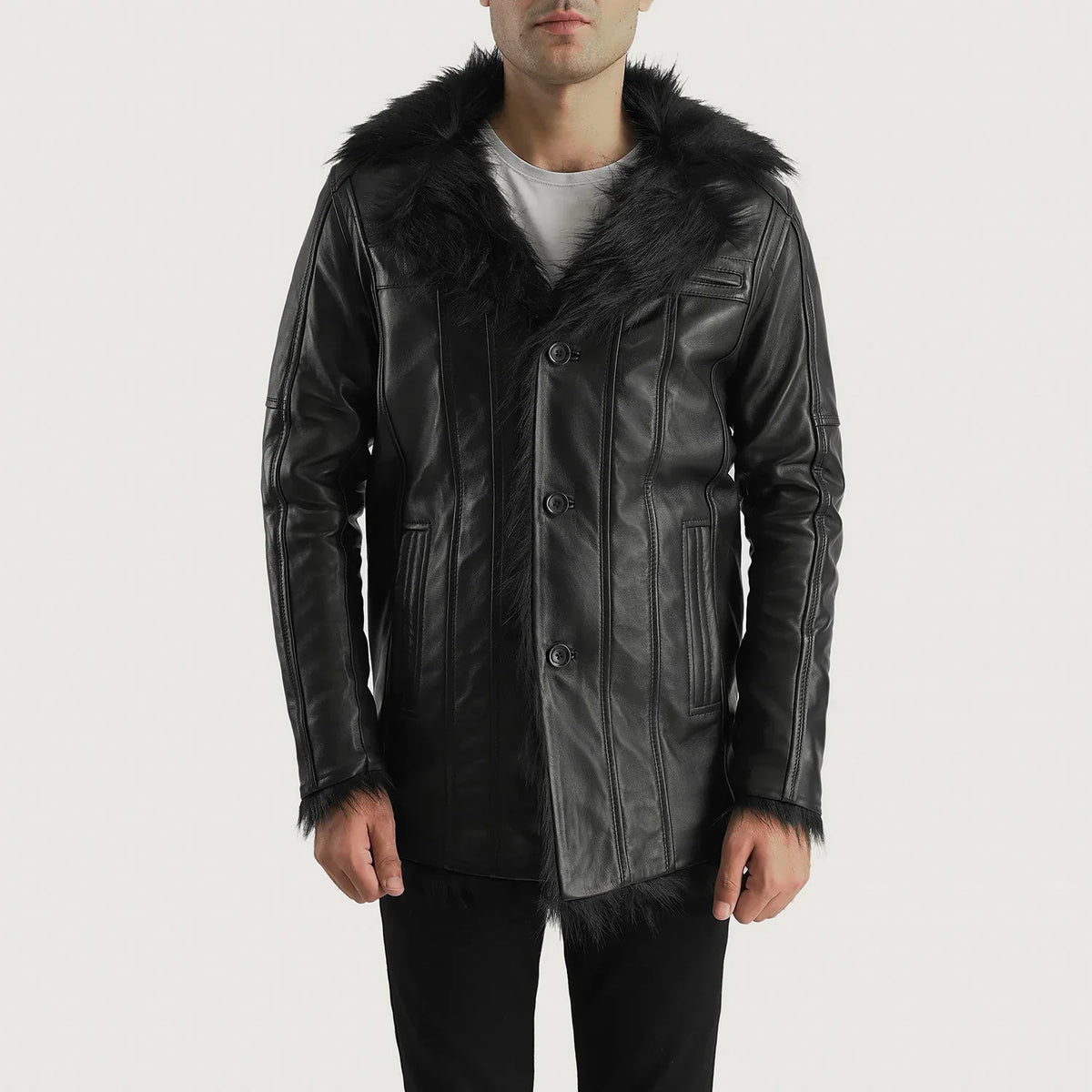 Men's wool coats and jackets category