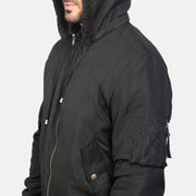
შიდა სარჩულის ხედი Showing Quilted Viscose Lining & ორი ფუნქციური შიდა ჯიბე