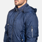 
შიდა სარჩულის ხედი Showing Quilted Viscose Lining & ორი ფუნქციური შიდა ჯიბე