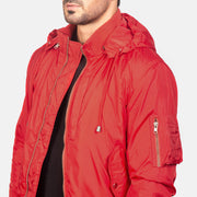 
შიდა სარჩულის ხედი Showing Quilted Viscose Lining & ორი ფუნქციური შიდა ჯიბე