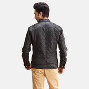 
შიდა სარჩულის ხედი Showing Quilted Viscose lining & ორი ფუნქციური შიდა ჯიბე
