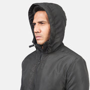 
შიდა სარჩულის ხედი Showing Quilted Polyester Lining & ორი ფუნქციური შიდა ჯიბე