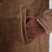
შიდა სარჩულის ხედი Showing Fully faux fur lined & ორი ფუნქციური შიდა ჯიბე