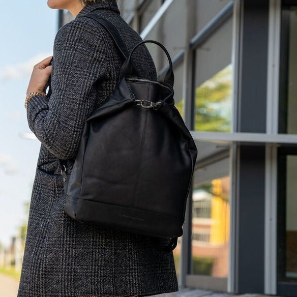 Manchester Full-Grain Leather Backpack ქალის