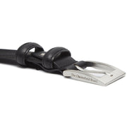 
Classic 100% Full-Grain leather Belt - უკანა ხედი გაძლიერებული ტყავის სახელურებით