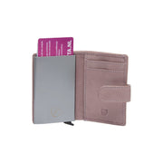 Kaunas Full-Grain Leather Card Holder - Structured Side Profile Showing Gusset Depth &amp; Expansion Capacity