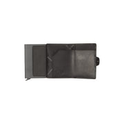 
Classic 100% Full-Grain Leather Card Holder - უკანა ხედი გაძლიერებული ტყავის სახელურებით