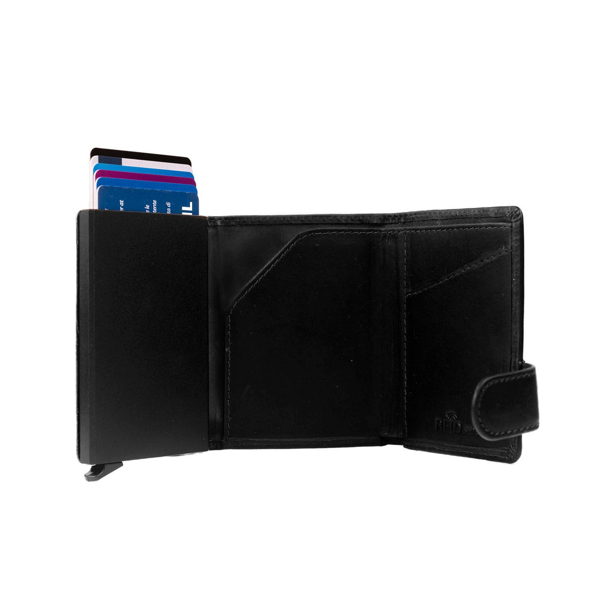
შიდა სარჩულის ხედი Showing Dedicated Padded Laptop Sleeve & Multi-Compartment Organization