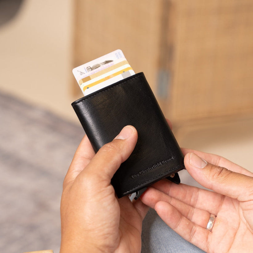 Paris Full-Grain Leather Card Holder ქალის