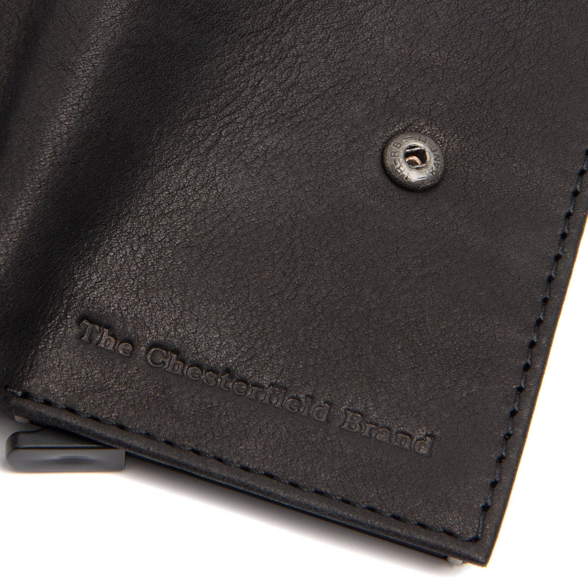 
Solid Antique Brass Hardware & Heavy-Duty Dual Zipper Detail on Torola ნატურალური უმაღლესი ხარისხის ტყავი ბარათების სათავსო