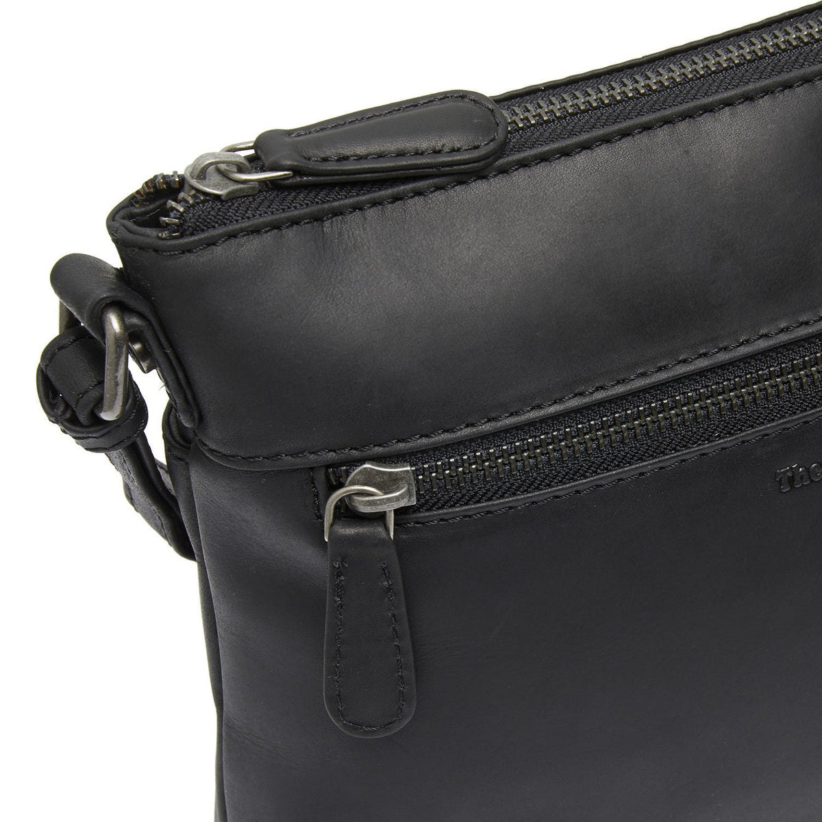 
Classic 100% Full-Grain leather Bag - უკანა ხედი გაძლიერებული ტყავის სახელურებით