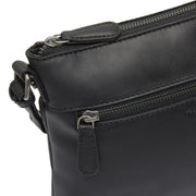 
Classic 100% Full-Grain leather Bag - უკანა ხედი გაძლიერებული ტყავის სახელურებით