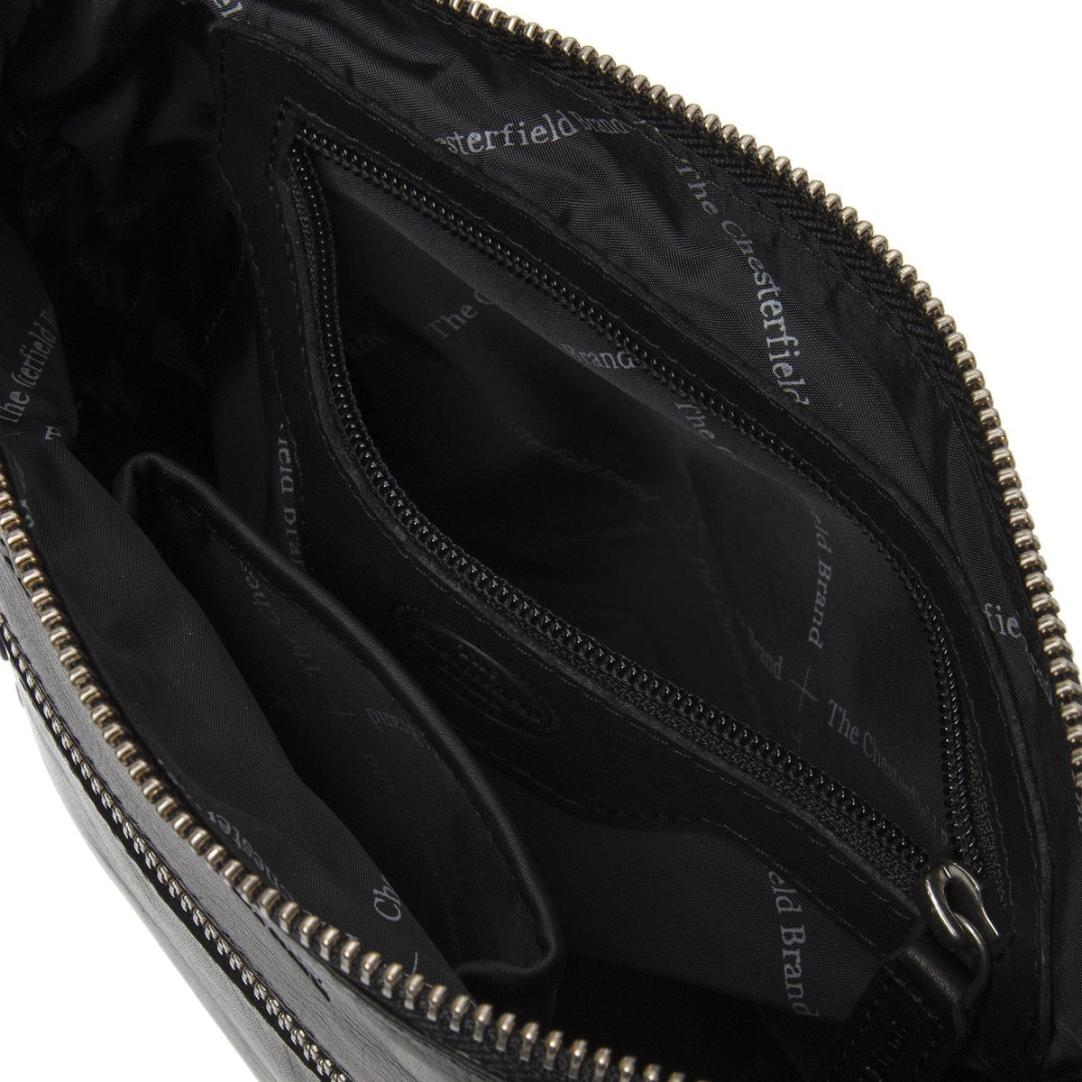 
Classic 100% Full-Grain leather Bag - უკანა ხედი გაძლიერებული ტყავის სახელურებით