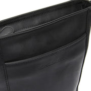 
Classic 100% Full-Grain leather Bag - უკანა ხედი გაძლიერებული ტყავის სახელურებით