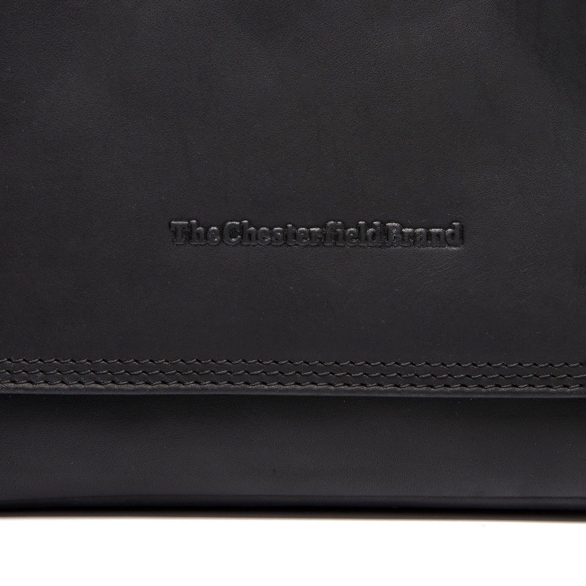 
Classic 100% Full-Grain leather Bag - უკანა ხედი გაძლიერებული ტყავის სახელურებით