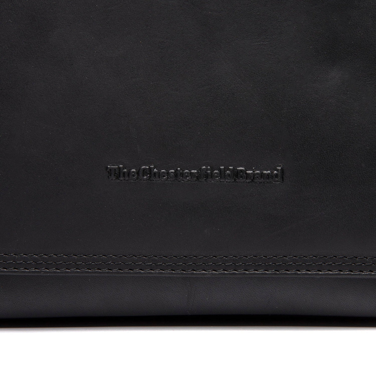 
Classic 100% Full-Grain leather Bag - უკანა ხედი გაძლიერებული ტყავის სახელურებით