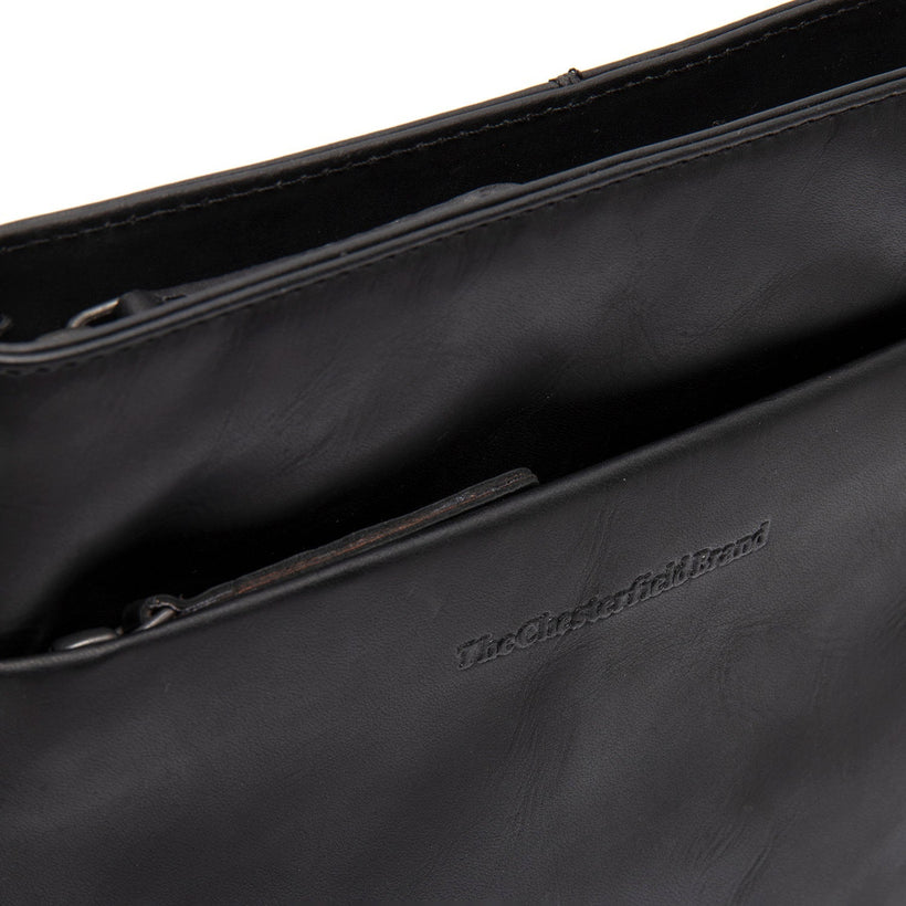 Navene Full-Grain Leather Crossbody Bag ქალის