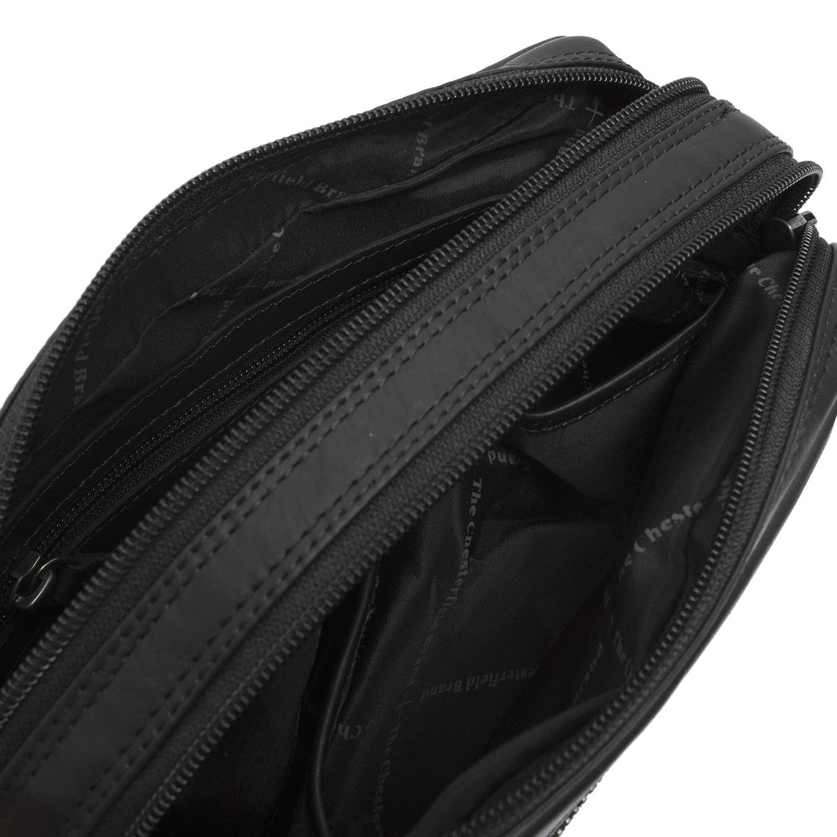 
Classic 100% Full-Grain leather Bag - უკანა ხედი გაძლიერებული ტყავის სახელურებით
