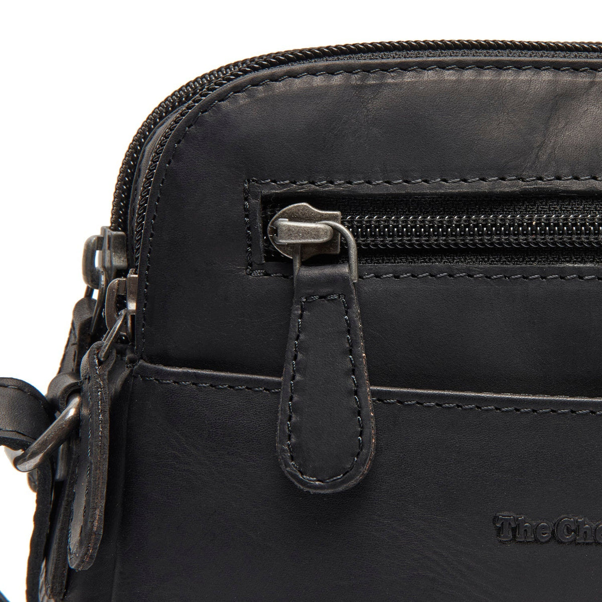 
Classic 100% Full-Grain leather Bag - უკანა ხედი გაძლიერებული ტყავის სახელურებით