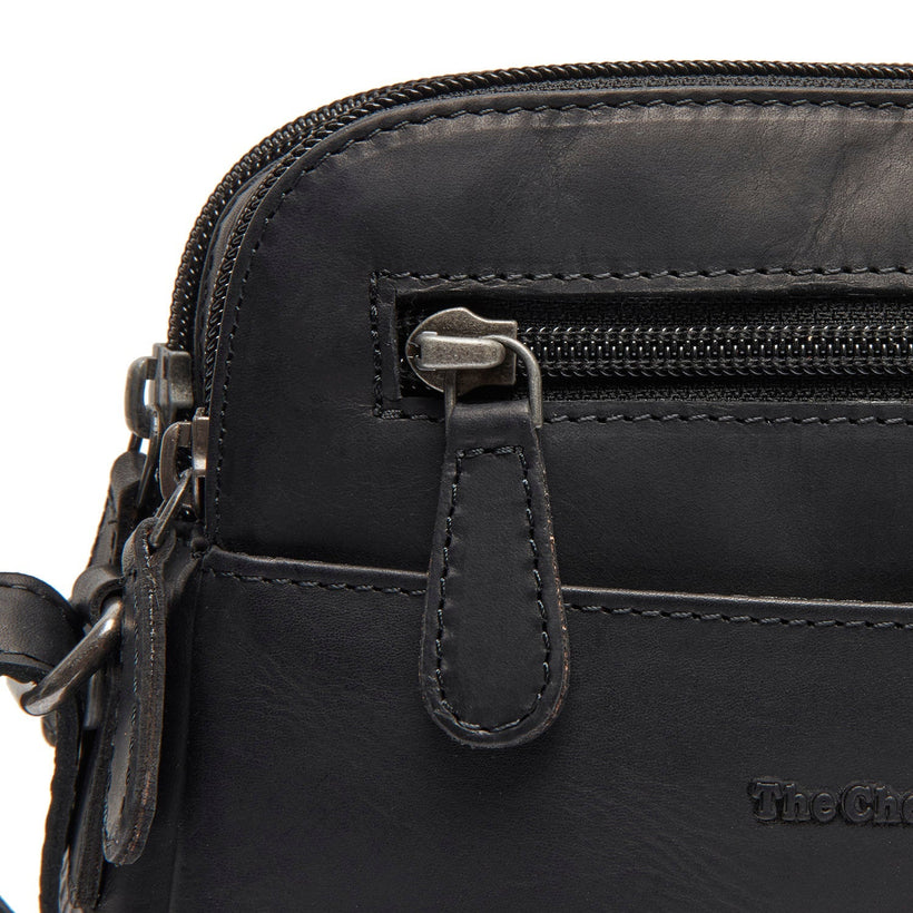Vionne Full-Grain Leather Crossbody Bag ქალის
