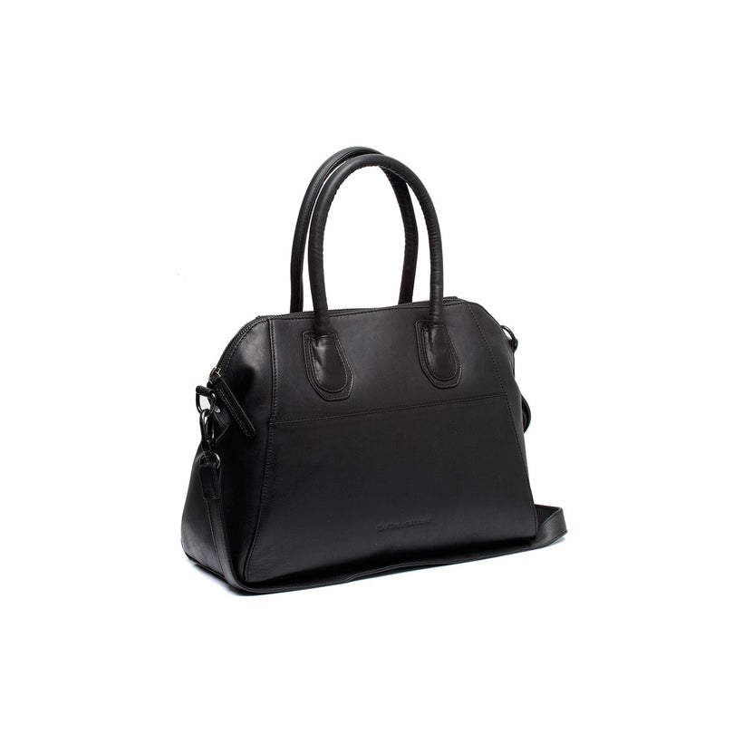 Marsala Full-Grain Leather Handbag ქალის
