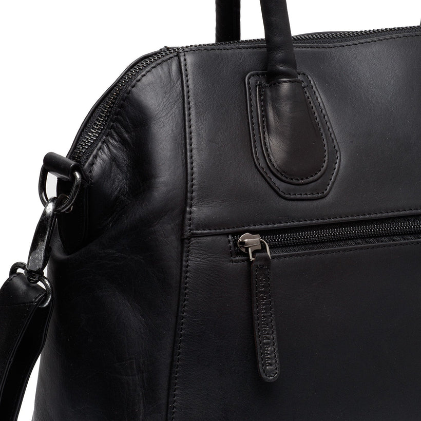 Marsala Full-Grain Leather Handbag ქალის