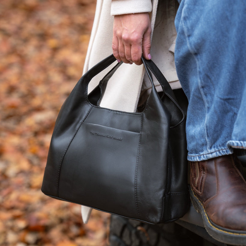 Salina Full-Grain Leather Handbag ქალის