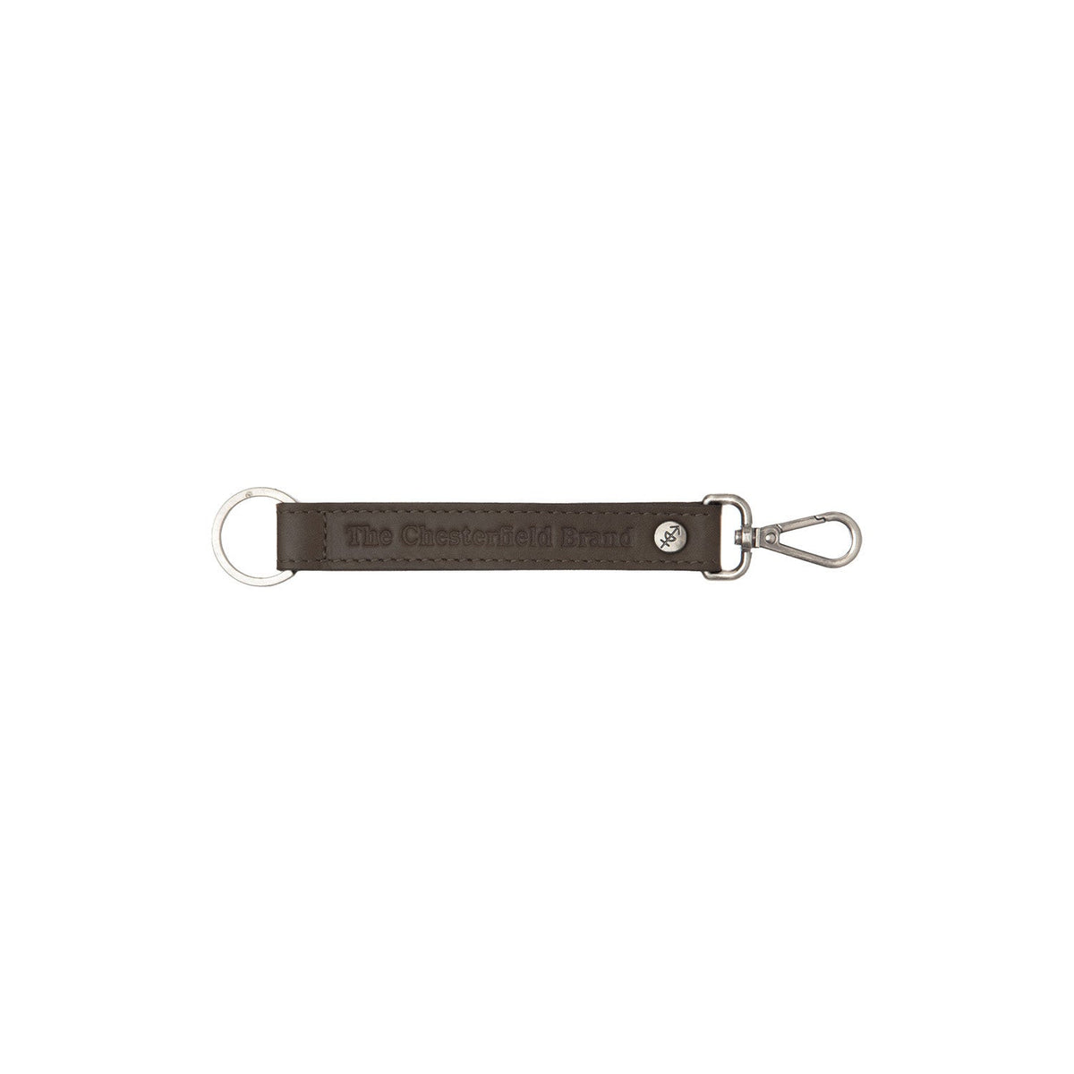 
Leather Key Ring ქალის ქალის კლასიკური 100% უმაღლესი ხარისხის ტყავით - წინა ხედი და მორგებული სილუეტი | შეიძინეთ ონლაინ
