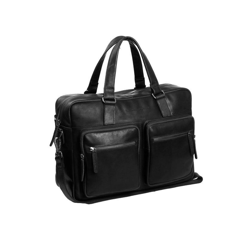 Misha Full-Grain Leather Laptop Bag ქალის