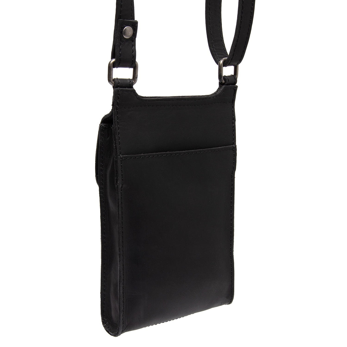 
Tailored Rib Cuffs & Hem Craftsmanship Construction Detail on Nebra ნატურალური უმაღლესი ხარისხის ტყავი Phone Bag