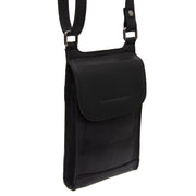 
Nebra ნატურალური უმაღლესი ხარისხის ტყავი Phone Bag კლასიკური 100% უმაღლესი ხარისხის ტყავით - წინა ხედი და მორგებული სილუეტი | შეიძინეთ ონლაინ