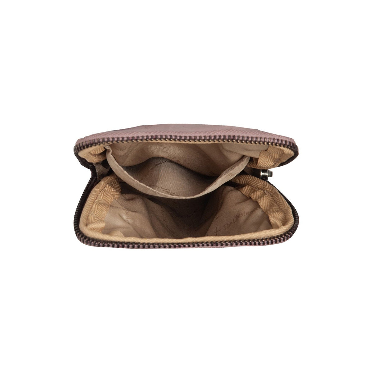 Salta Full-Grain Leather Phone Bag - გვერდითი პროფილი ერგონომიული სახელოს ჭრით