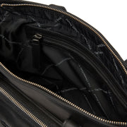 
Classic 100% Full-Grain leather Bag - უკანა ხედი გაძლიერებული ტყავის სახელურებით