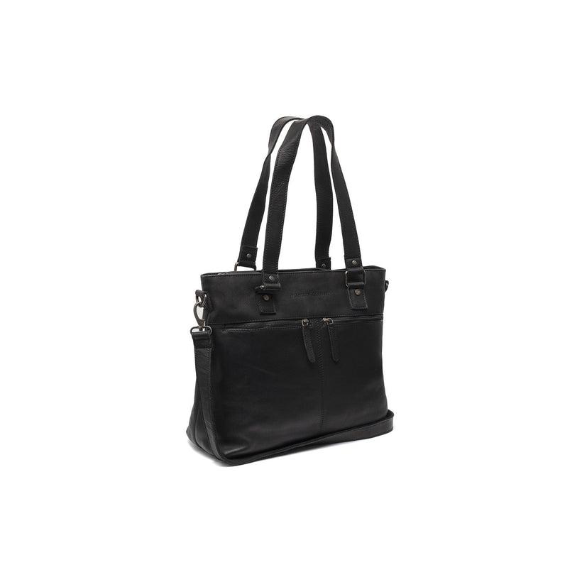 Rome Full-Grain Leather Shopper ქალის