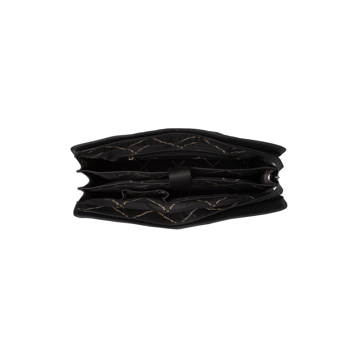 
Solid Antique Brass Hardware & Heavy-Duty Dual Zipper Detail on Fidenza ტყავის მხარზე გადასაკიდი ჩანთა