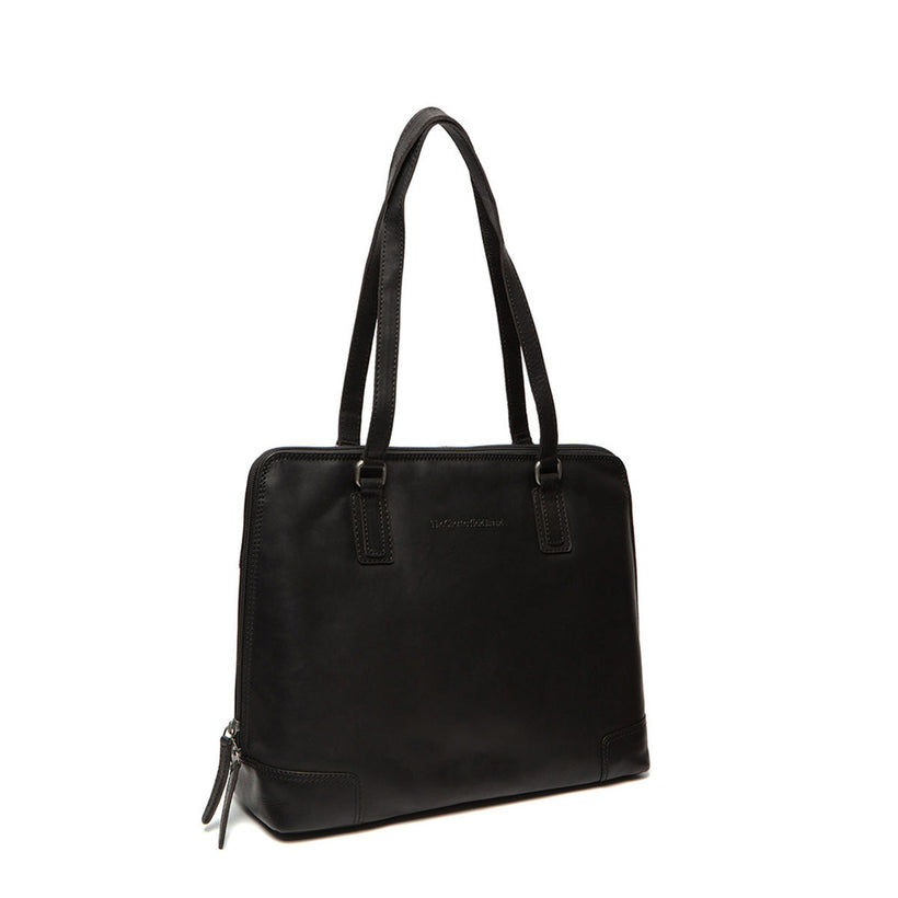 Flint Full-Grain Leather Shoulder Bag ქალის