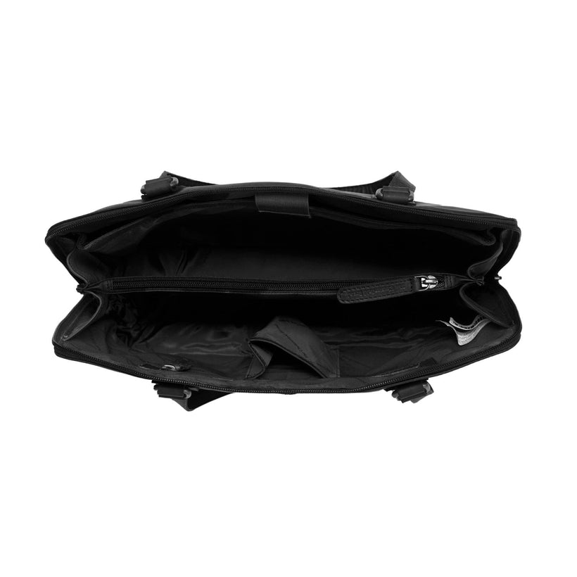 Flint Full-Grain Leather Shoulder Bag ქალის