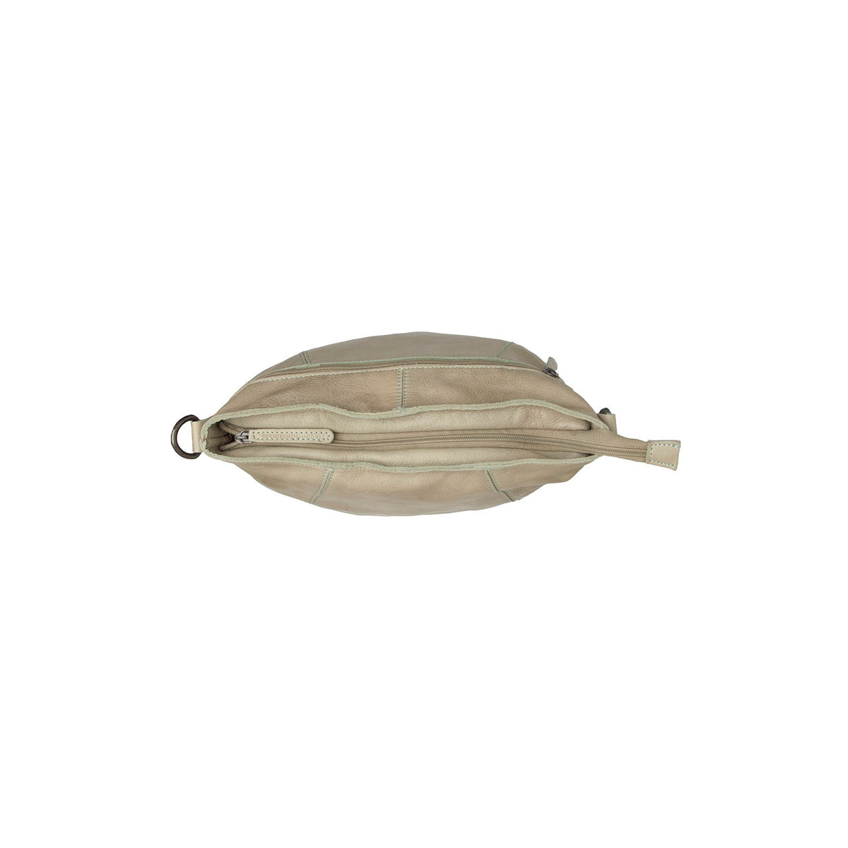 Sintra Full-Grain Leather Shoulder Bag - გვერდითი პროფილი სიღრმისა და მოცულობის ჩვენებით