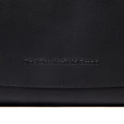 
Classic 100% Full-Grain leather Bag - უკანა ხედი გაძლიერებული ტყავის სახელურებით