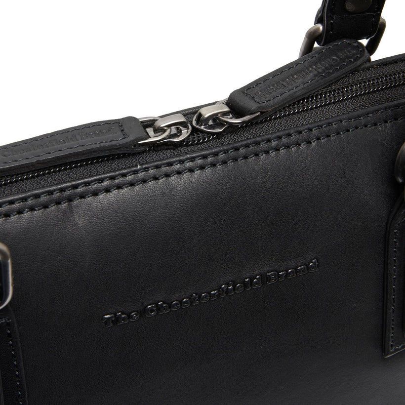 Viamonte Full-Grain Leather Shoulder Bag ქალის