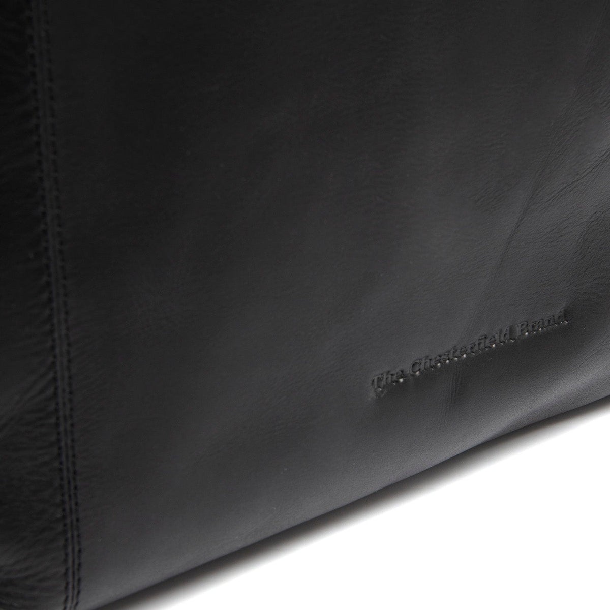 
Classic 100% Full-Grain leather Bag - უკანა ხედი გაძლიერებული ტყავის სახელურებით