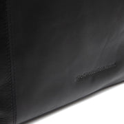 
Classic 100% Full-Grain leather Bag - უკანა ხედი გაძლიერებული ტყავის სახელურებით