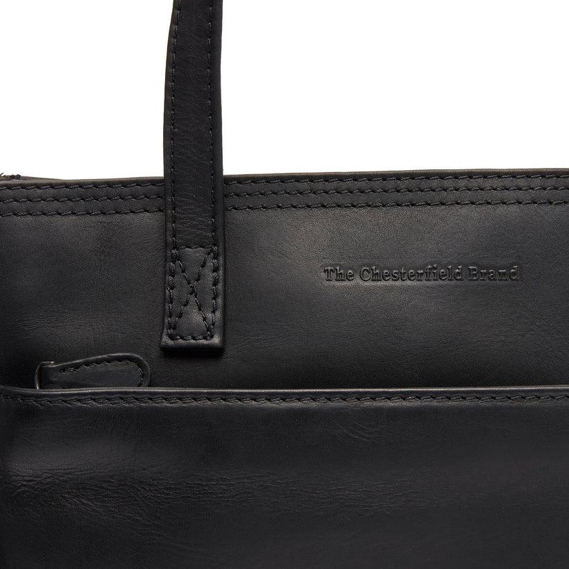 Estella Full-Grain Leather Tote Bag ქალის