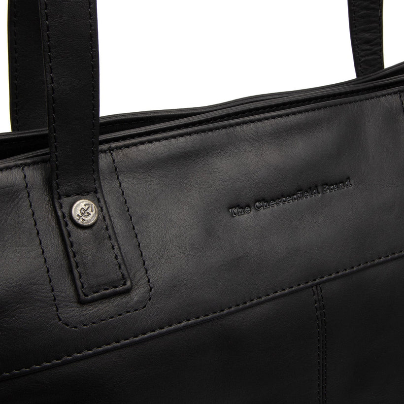 Solvia Full-Grain Leather Tote Bag ქალის