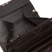 
Classic 100% Full-Grain leather Wallet - უკანა ხედი გაძლიერებული ტყავის სახელურებით