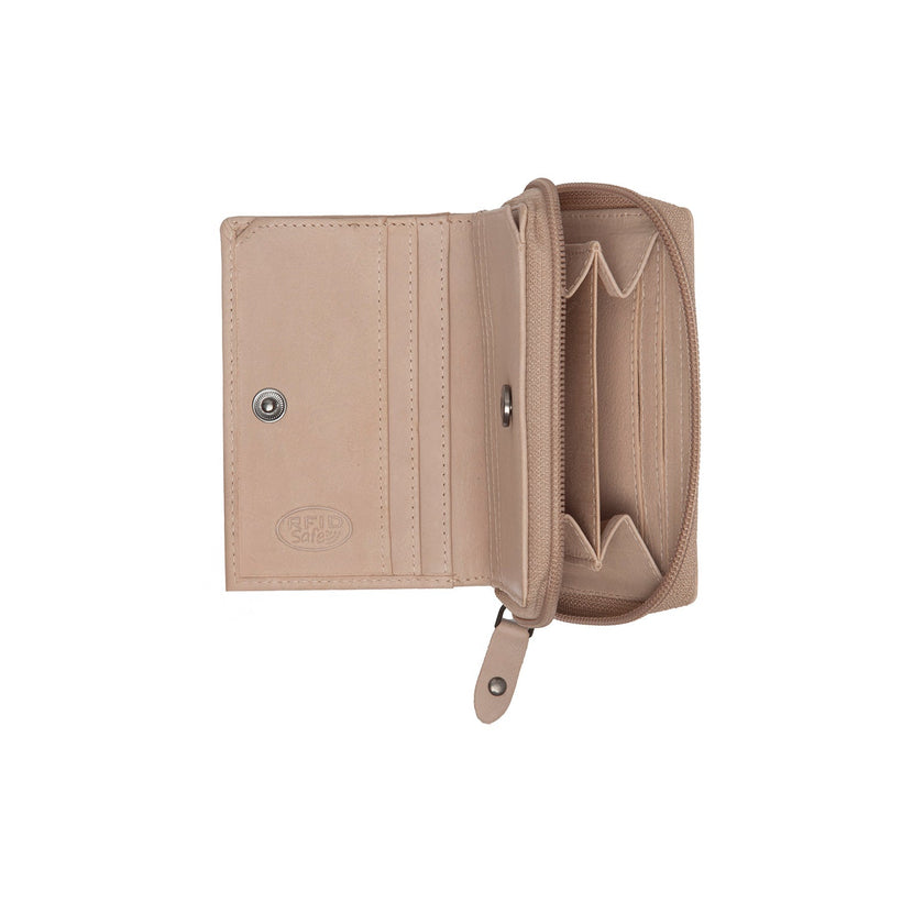 Floren Full-Grain Leather Wallet ქალის