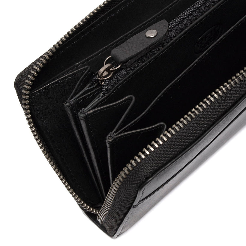 Livorno Full-Grain Leather Wallet ქალის